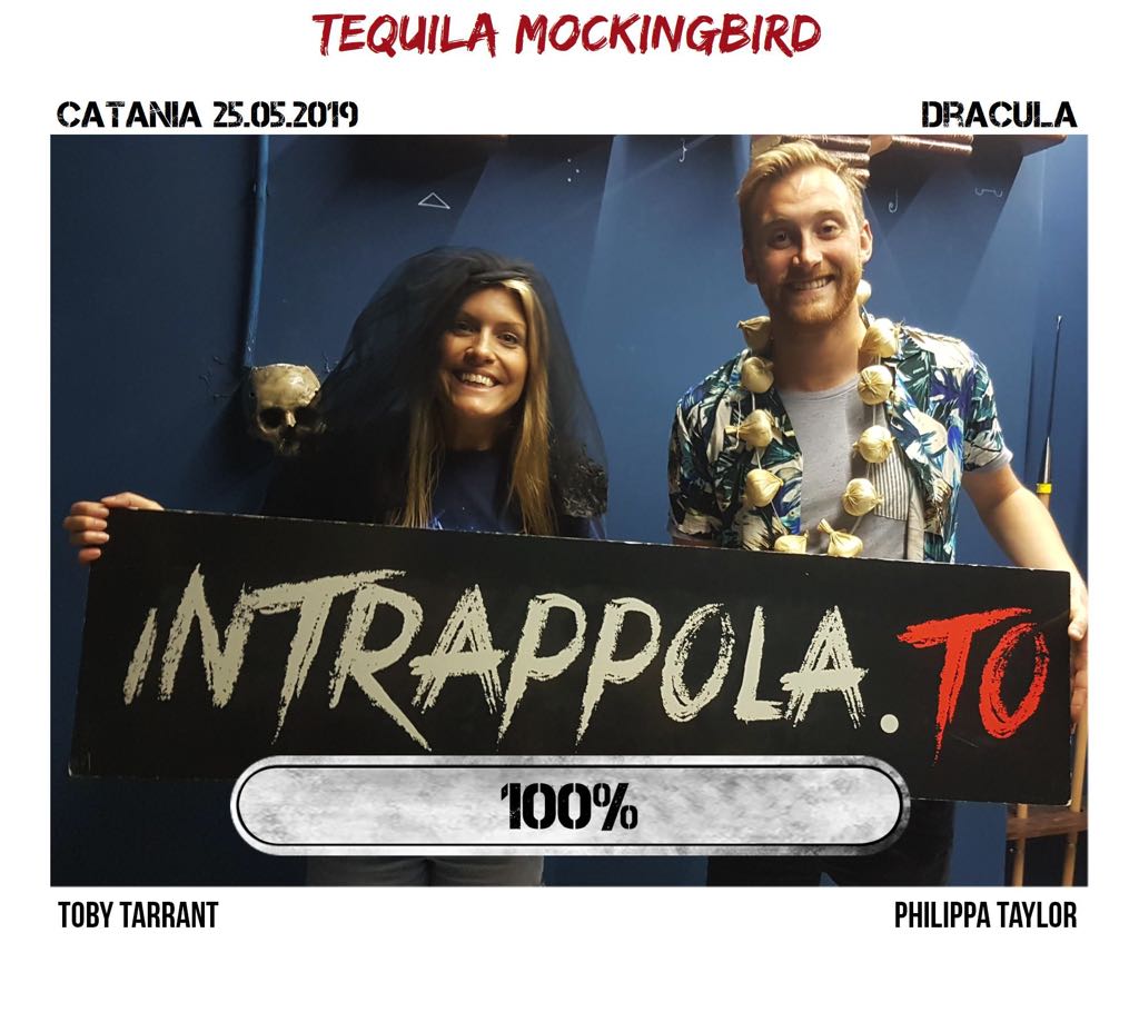 Il gruppo Tequila Mockingbird è fuggito dalla nostra escape room Dracula