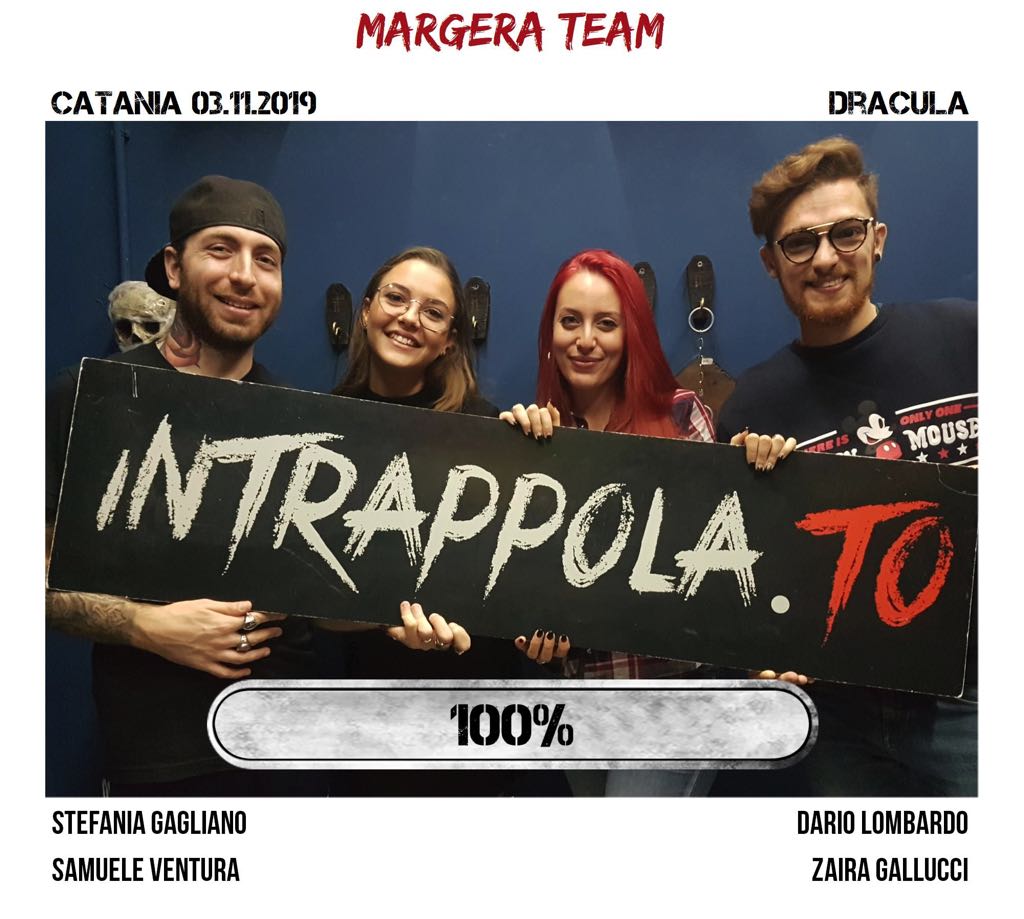 Il gruppo margera team è fuggito dalla nostra escape room Dracula