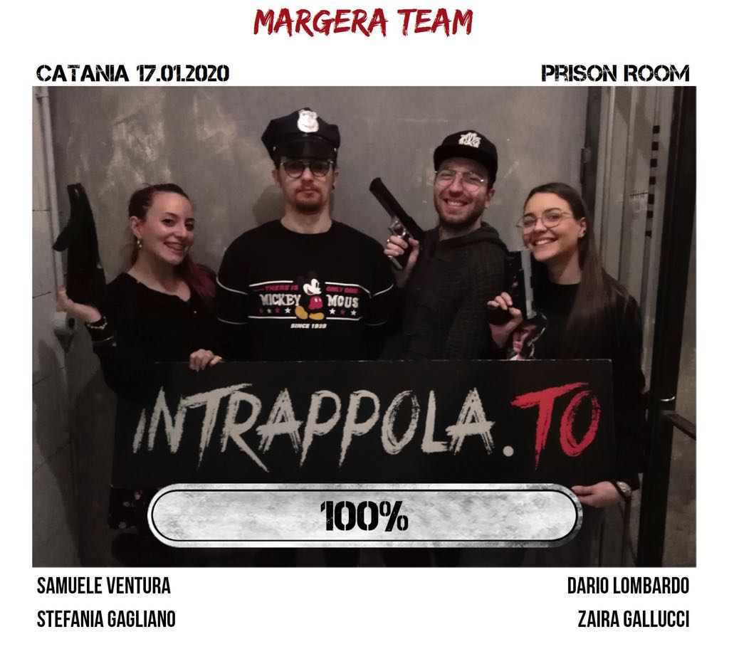 Il gruppo margera team è fuggito dalla nostra escape room Prison Room