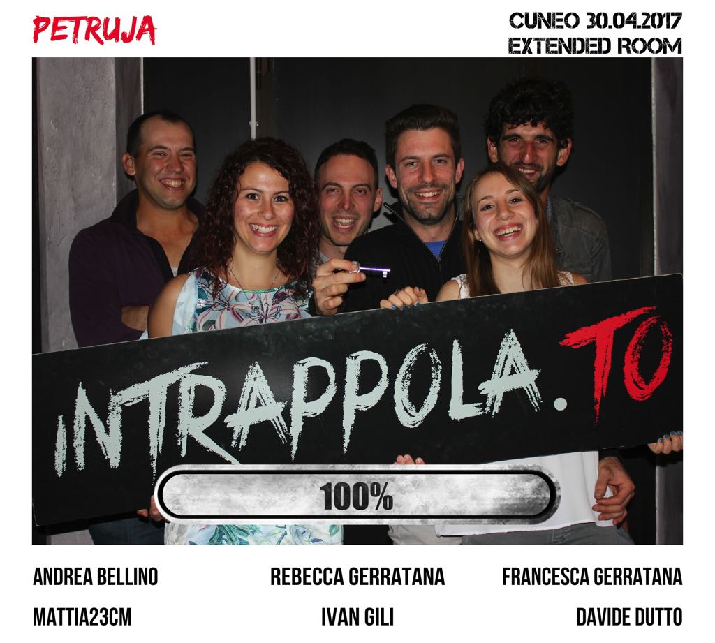 Il gruppo Petruja è fuggito dalla nostra escape room 