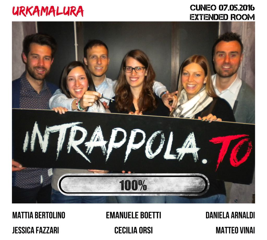 Il gruppo Urkamalura è fuggito dalla nostra escape room 