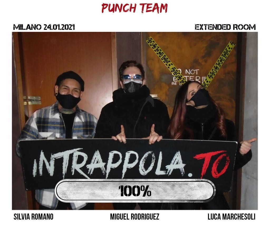 Group punch team escaped from our Extended Room