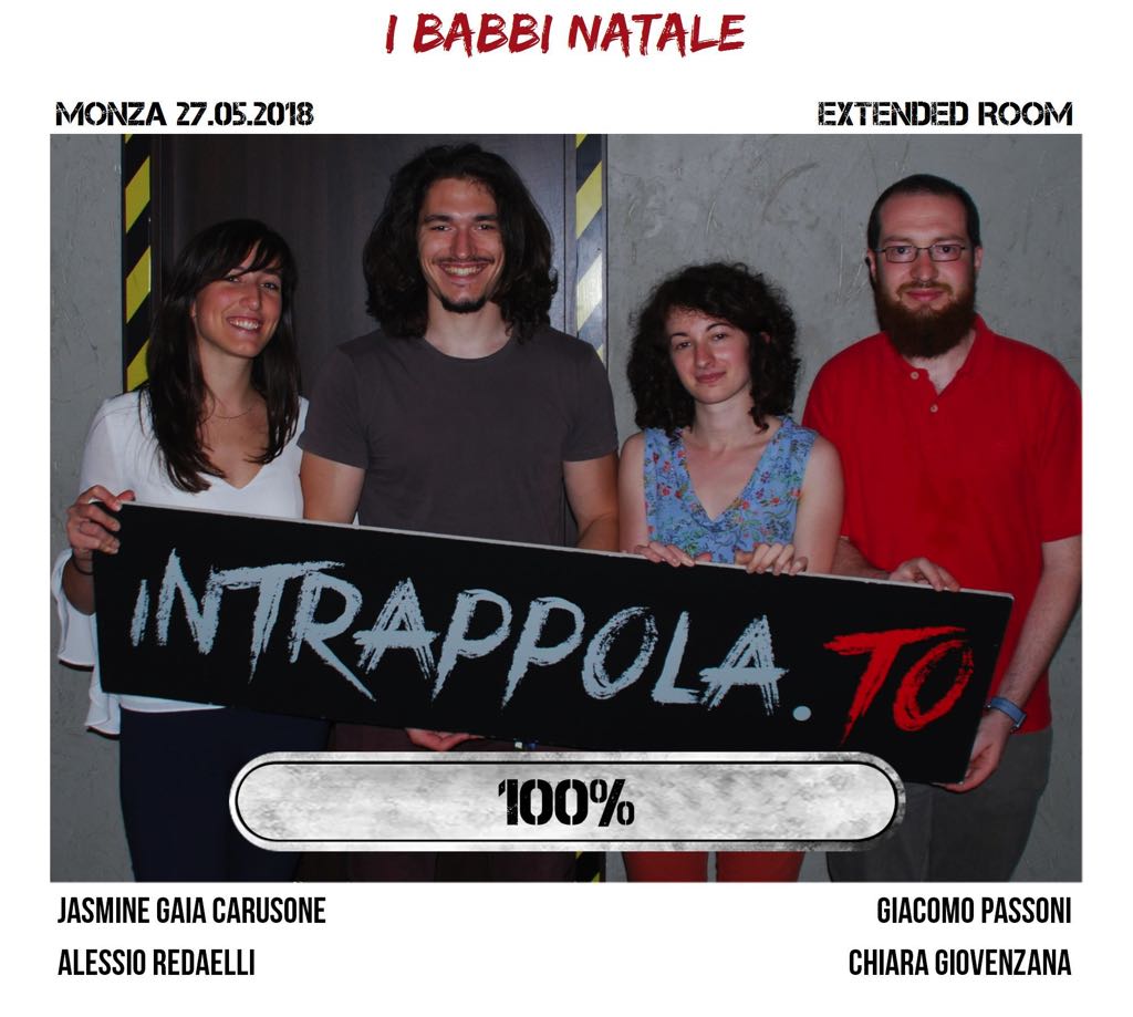 Group i babbi natale escaped from our Extended Room