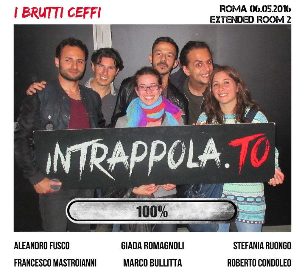 Il gruppo I Brutti Ceffi è fuggito dalla nostra escape room Extended Room