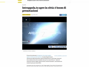 Giornale di Brescia - Intrappola.to apre in città, è boom di prenotazioni