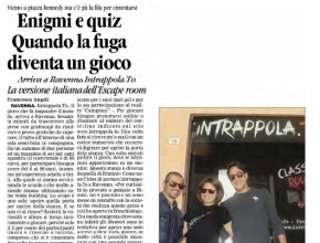 Il Corriere di Romagna: Enigmi e quiz: quando la fuga diventa un gioco