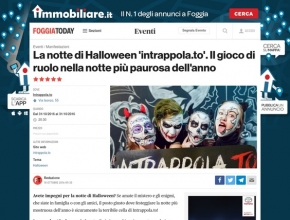 Foggia Today - La notte di Halloween Intrappola.to, il gioco di ruolo nella notte più paurosa dell'anno