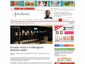 Il Journal Today - Escape room e il videogioco diventa realtà
