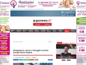 Go News - Intrappola.to: arriva a Viareggio la prima escape room italiana
