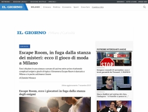 Il Giorno - Escape Room, in fuga dalla stanza dei misteri: ecco il gioco di moda a Milano