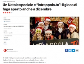 Foggia Today - Un Natale speciale e intrappola.to: il gioco di fuga aperto anche a dicembre