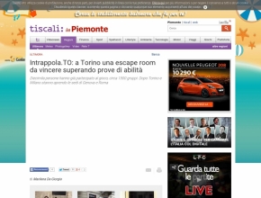 Notizie.Tiscali.it  - Intrappola.to: a Torino una escape room da vincere superando prove di abilità