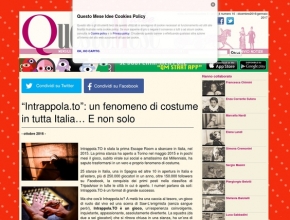 QuestoMeseIdee - “Intrappola.to”: un fenomeno di costume in tutta Italia… E non solo