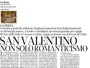 Corriere del Veneto - A San Valentino intrappola.to con la tua dolce metà!