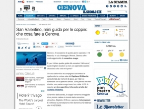 Il Secolo XIX - San Valentino, mini guida per le coppie: Intrappola.to tra gli eventi a Genova
