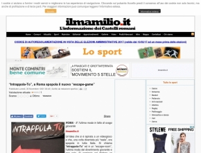 Il Mamilio.it - A Roma spopola il nuovo escape game...