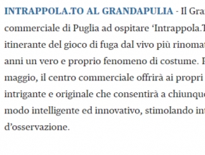 Foggia Today - Intrappola.to al GrandApulia!