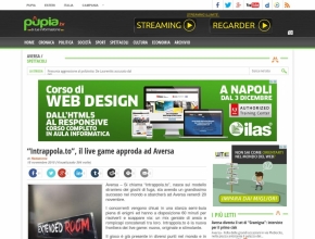 Pupia - “Intrappola.to”, il live game approda ad Aversa