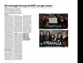 Brescia Oggi - Nei segreti dell’escape room