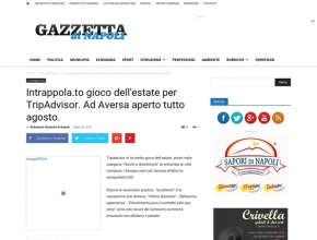 Gazzetta di Napoli - Intrappola.to gioco dell'estate per TripAdvisor