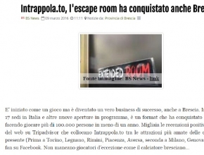 Geos News - Intrappolato: l'escape room ha conquistato anche Brescia