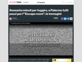 TV Palermo Today - Sessanta minuti per fuggire, a Palermo tutti pazzi per l'escape room