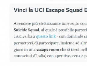 MoviePlayer.it - Vinci la UCI Escape Squad Experience e altri fantastici premi con UCI Cinemas!
