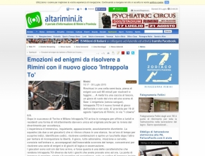 AltaRimini.it - Emozioni ed enigmi da risolvere a Rimini con il nuovo gioco 'Intrappola To'
