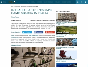 Easyviaggio.com - Intrappola.to! L'escape game sbarca in Italia